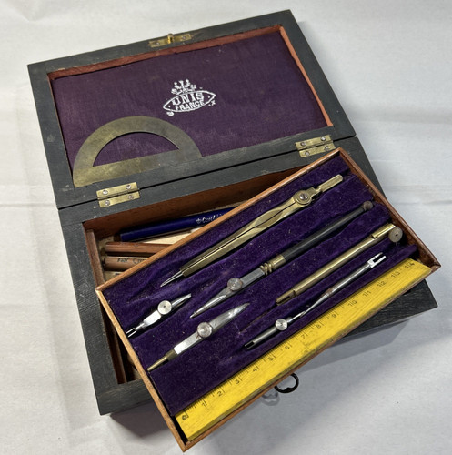 Antique drawing instruments - antique, in
