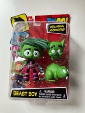 DC Comics Teen Titans Go 5" Action Figure Beast Boy with Beaver & Pig
