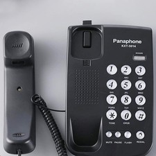 Corded Landline Phone Home Office Desktop Wired Telephone Caller ID Hold Redial