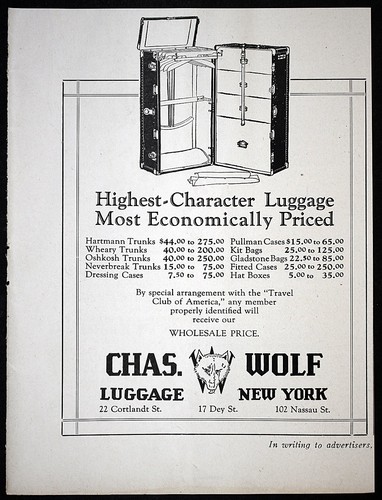 Chas wolf luggage - wolf,