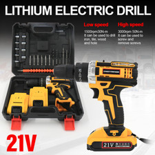 21V Cordless Hammer Drill Set