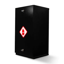 Steel Gas Safety Locker for 6kg Propane or 7kg Butane Ducato Sprinter (Black)