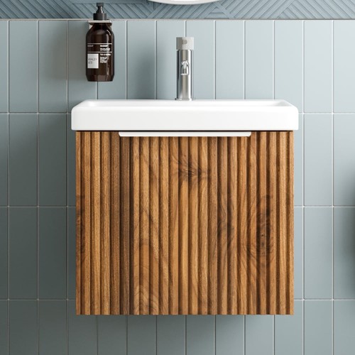 Fluted 500mm bathroom vanity - bathroom,