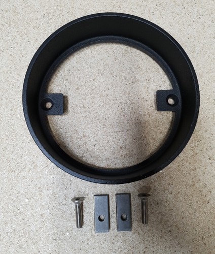 Flue collar inc - fixings, for