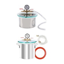 Vacuum Chamber Degassing Resin Silicone Epoxies Gas Extraction Stabilizing Wood