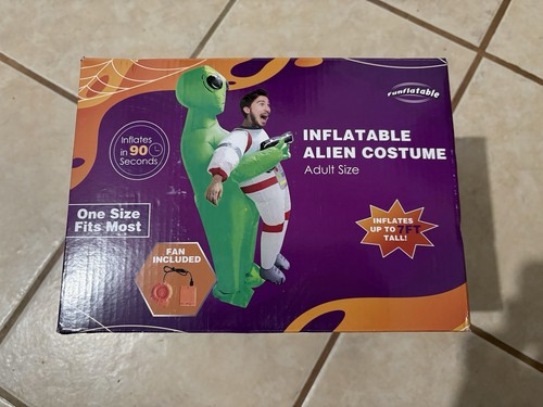 Inflatable alien costume adult - alien,