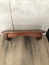 Vintage Solid Wood Shelf Plate Groove Farmhouse Cottage 12”