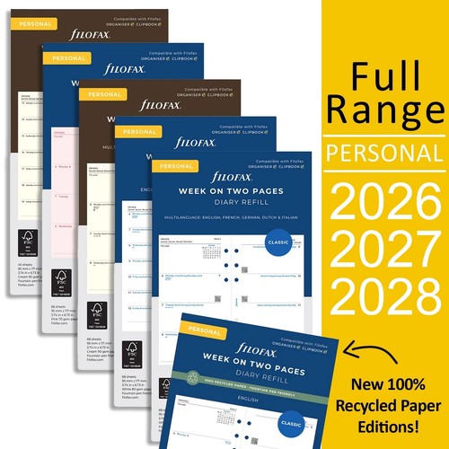 Filofax refill diary 2027 - diary, or