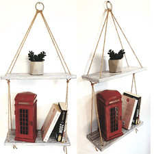 2 TIER Hanging Wall Shelves