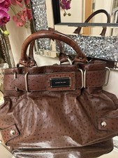 Karen Millen brown leather