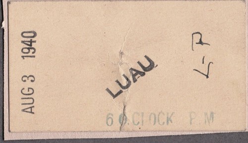 Luau dinner card skiing - luau,