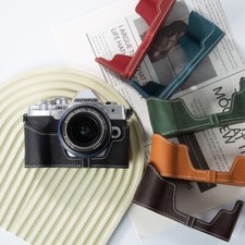 Genuine Real Leather Half