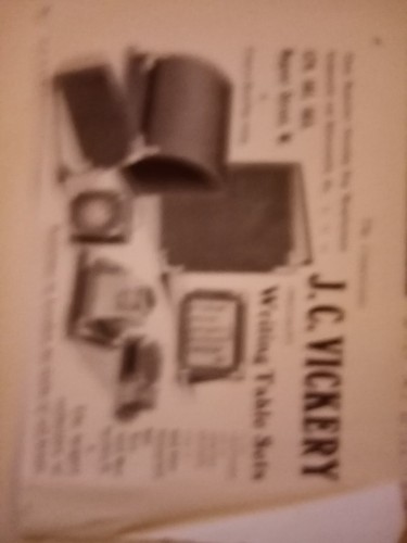 Kvc43 ephemera 1931 advert - kvc43,