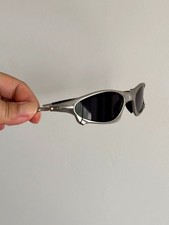 Oakley Penny & Juliet X-Mental Sunglasses Silver Frame/Black Lens
