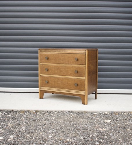 Mid century oak chest - mid,