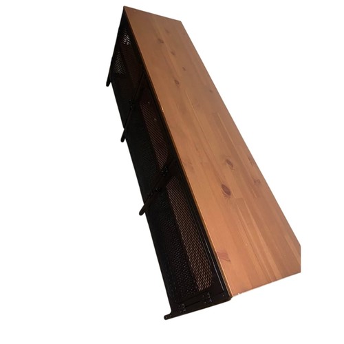 Industrial wood top storage - wood,