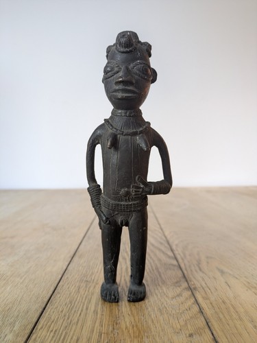 African brass sculpture - brass,