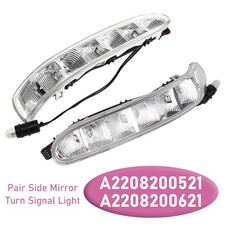 Pair Side Mirror Turn Signal Light for Mercedes-Benz W220 W215 CL55 CL500 CL600