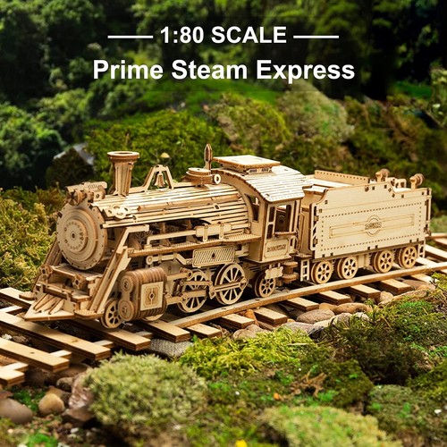 Wooden train model - wooden,