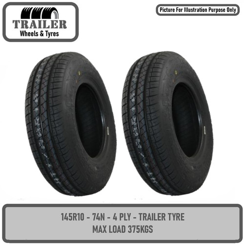Trailer tyre 145r10 - inch, 74n