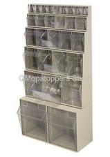 NEW Wall Mountable Clear View Van Storage Tilt Bin - Small Parts Storage 6 Sizes