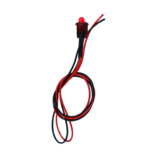 Red led flashing dummy - flashing, alarm