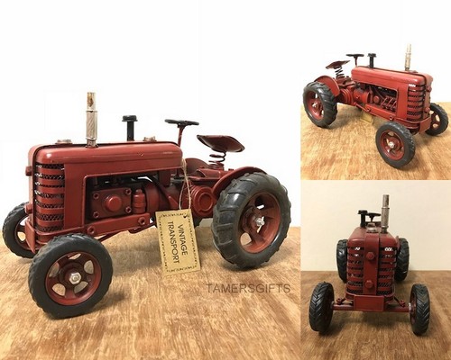 New metal tin tractor model - tin,