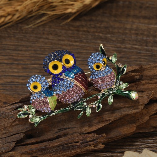 Large gold owl - large, 3