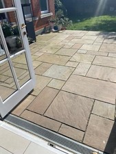 used indian sandstone paving slabs