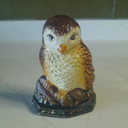 Cast iron owl door - , stop