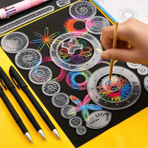 22pcs spirograph geometric - 22pcs,