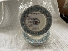Wedgwood - Florentine (Turquoise) - 6 x 9" Plates (Unused) - W2714