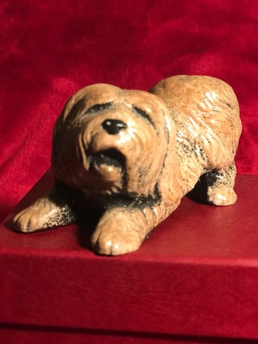 Vintage dog ornament figurine - dog,