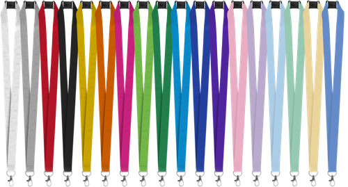 Plain lanyard neck strap 20mm - neck,