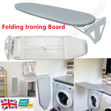 Wall Mounted Ironing Board Cabinet Fold Out Space Saving Storage w/ Cover