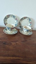 2x Royal Cauldon Victoria Tea