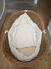Baby Wicker moses basket in