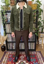 Vintage Japanese Lee Storm Rider Corduroy & Fleece Sherpa Jacket