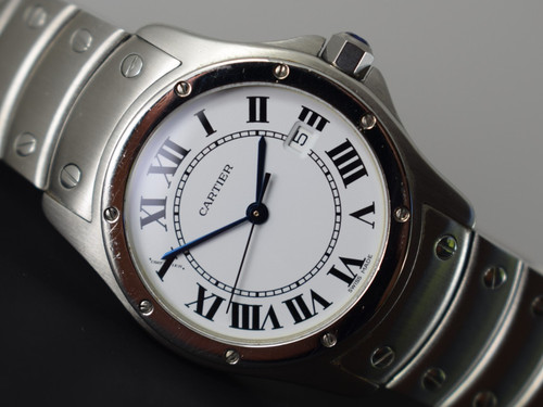 Cartier santos ronde - , ladies