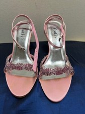 faith pink diamonte strappy