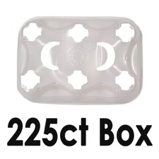 225ct 6-Pack Plastic Bottle Holders, Universal 12-16oz Bottles Water, Beer, Soda