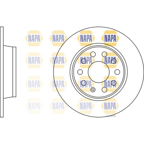 Brake discs solid - 2x, vw