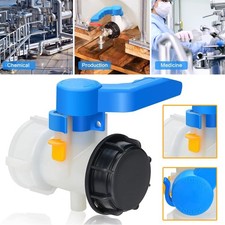 IBC Water Stillage Tank Replacement Tap Outlet 60mm Control Valve Container Tap