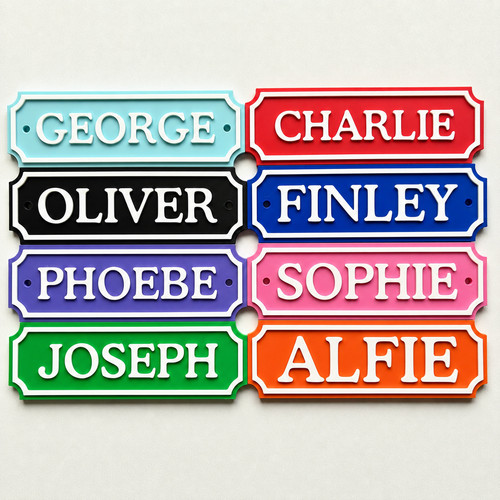 Personalised kids name door - kids,