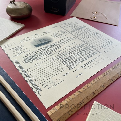 Titanic prop white star line - titanic,