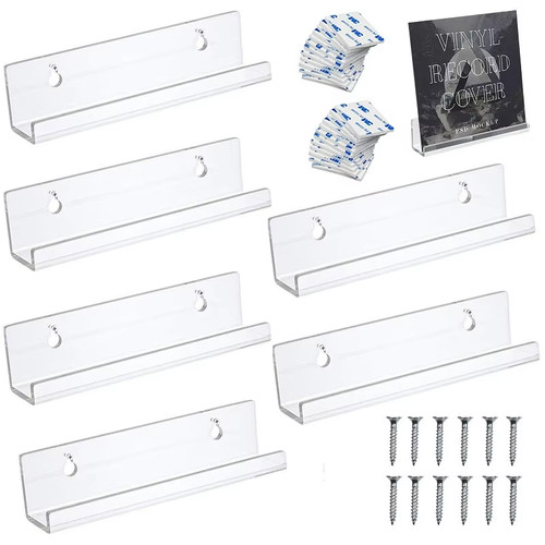Acrylic vinyl record display - acrylic,