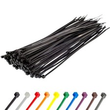Premium Nylon Zip Ties Multi-Purpose Plastic 300mm x 3.6mm Self-Locking 100Pcs