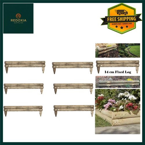 Stylish wooden picket log - wooden,