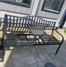 3 Seater Metal Garden Bench