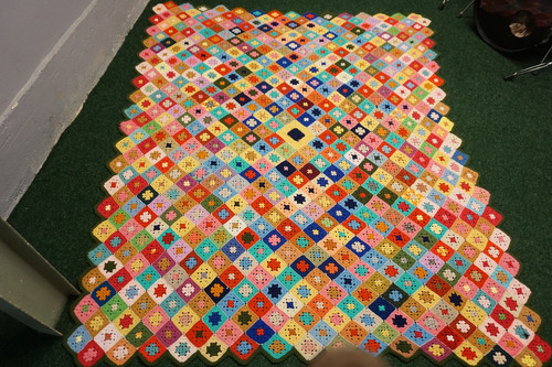 Vintage handmade large crochet - large,